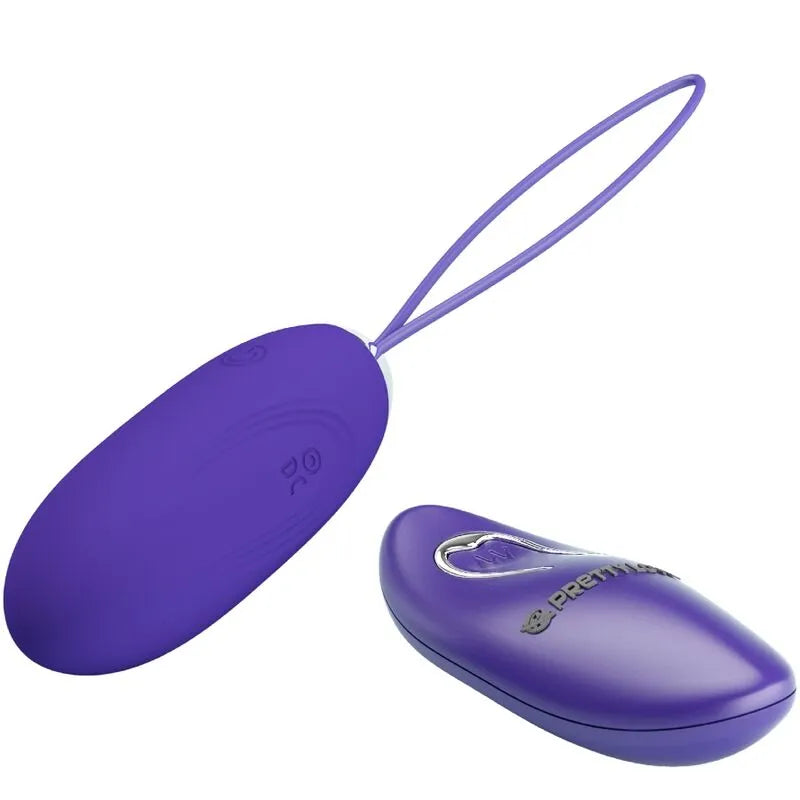 Œuf Vibrant Télécommandé Violet 12 Vibrations