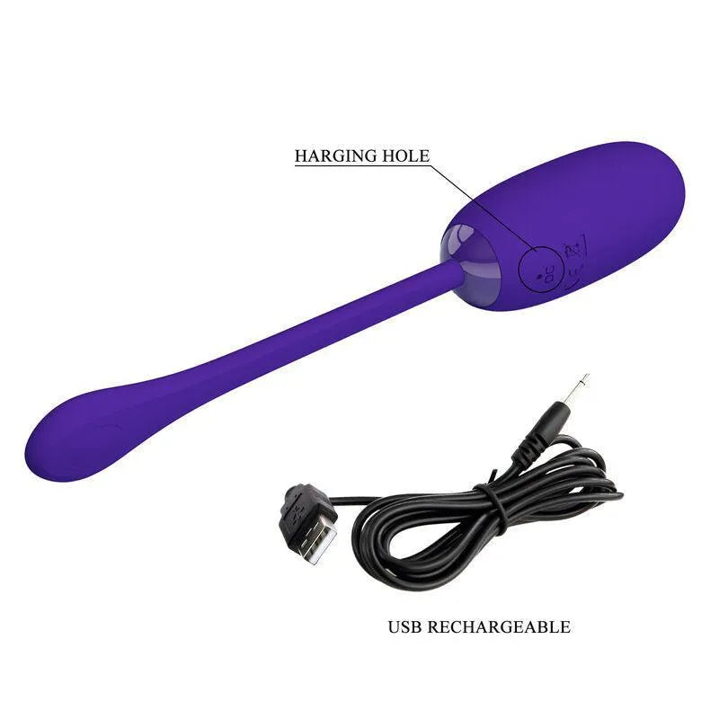 Œuf Silicone Rechargeable Violet Vibrant