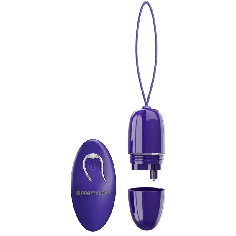 Œuf Vibrant Violet Télécommandé Silicone