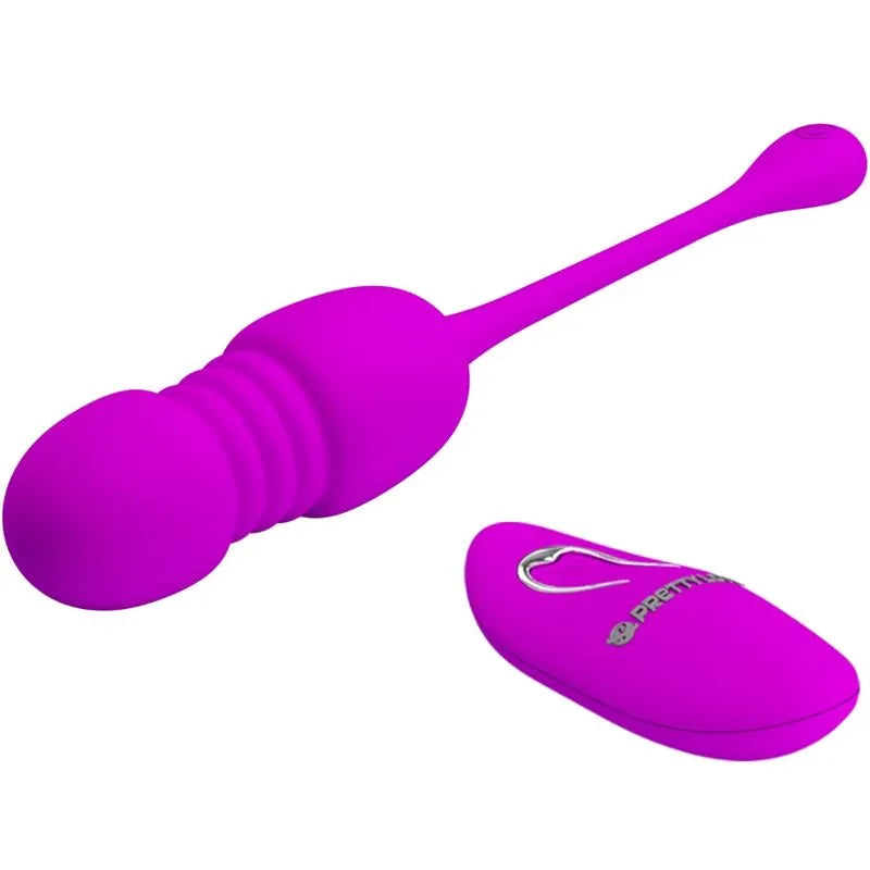 Œuf Vibrant Violet Télécommande Rechargeable Silicone