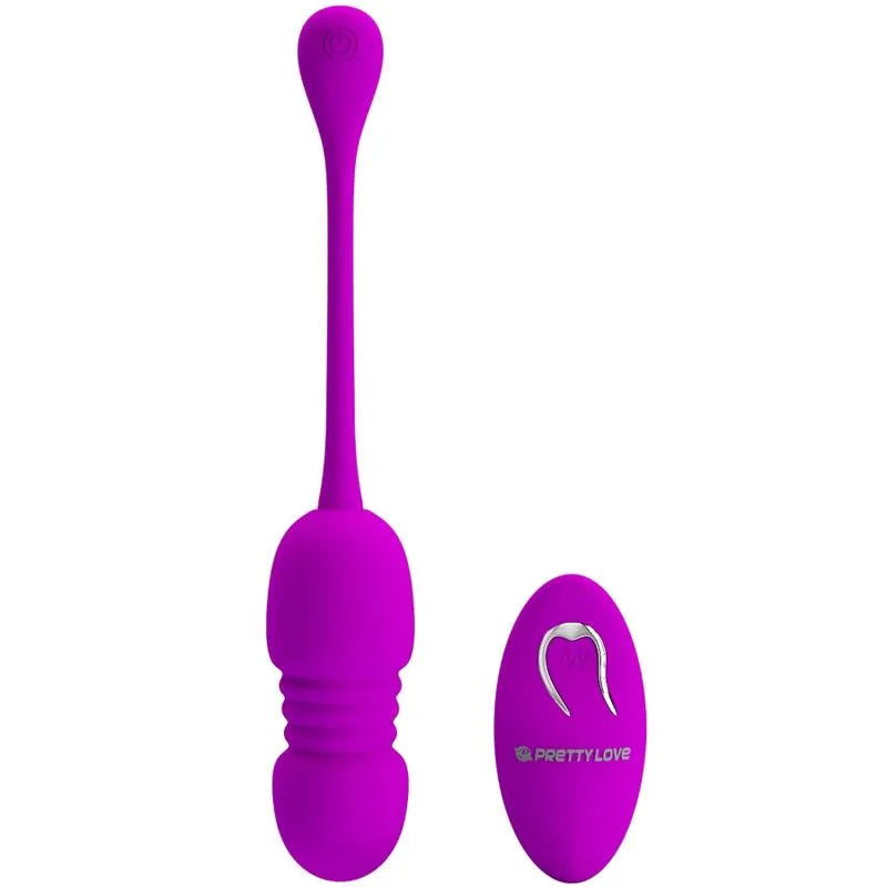 Œuf Vibrant Violet Télécommande Rechargeable Silicone