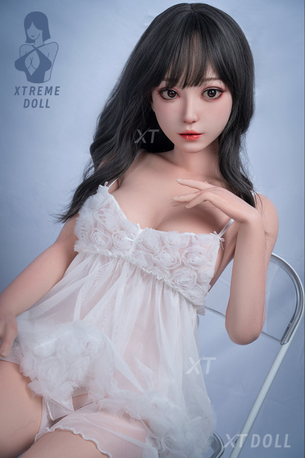 150cm/4ft11 D-cup Japanese Big Breast|Tits Full Silicone Sex Doll - Yin