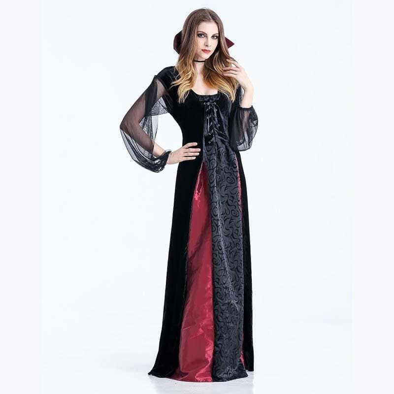 Vampire - Fancy Cosplay Vintage Aristocrat Dress Carnival Costume For Women