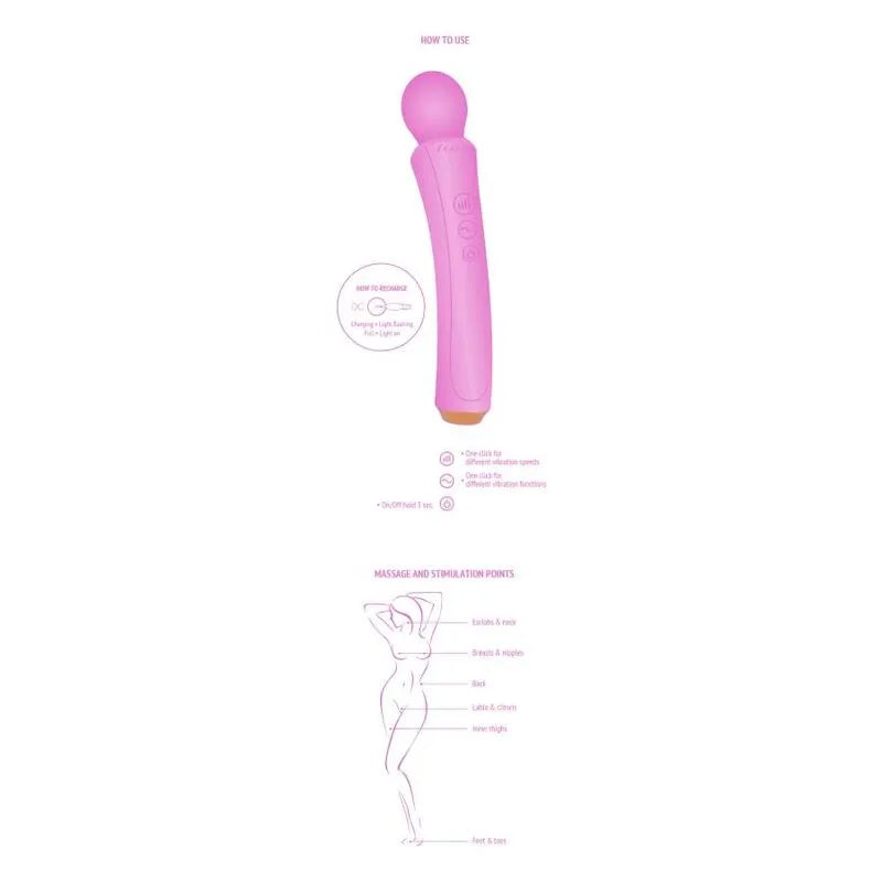 Vibromasseur Baguette Incurvée Pour Couples