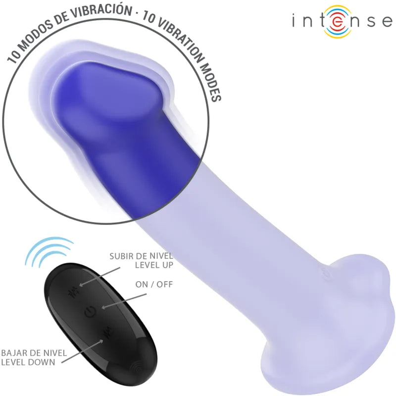 Vibromasseur Bleu Foncé serré Puissant