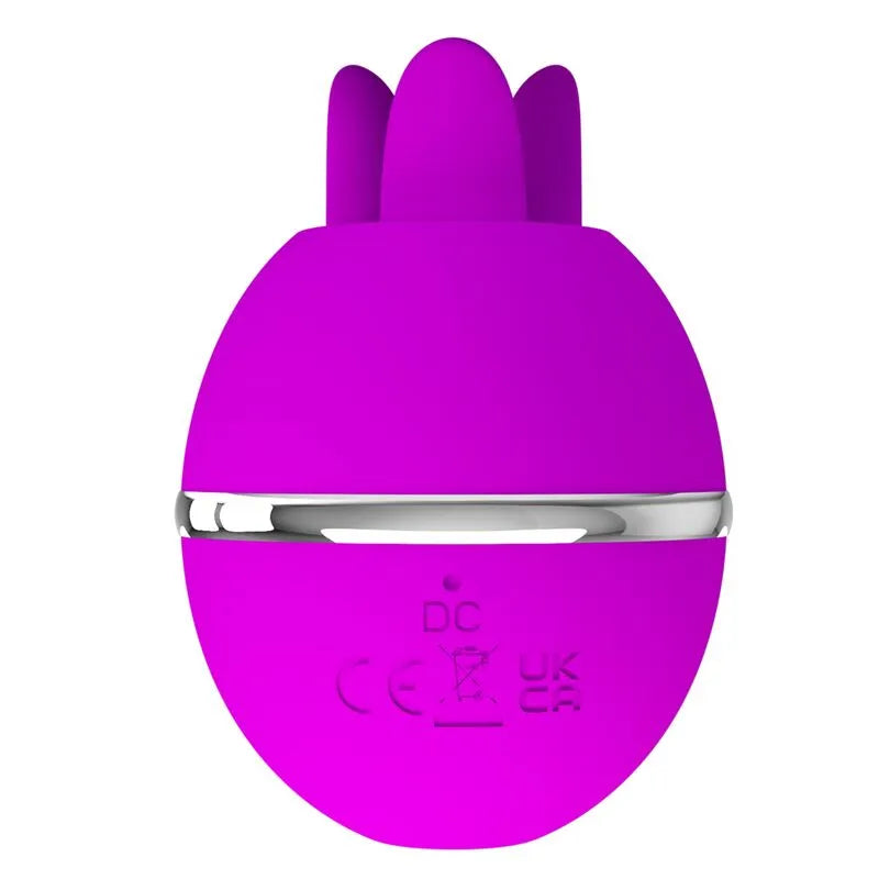 Vibromasseur Boule Pulsations Et Léchage Silicone