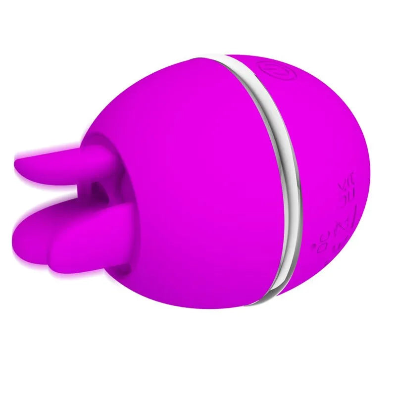 Vibromasseur Boule Pulsations Et Léchage Silicone