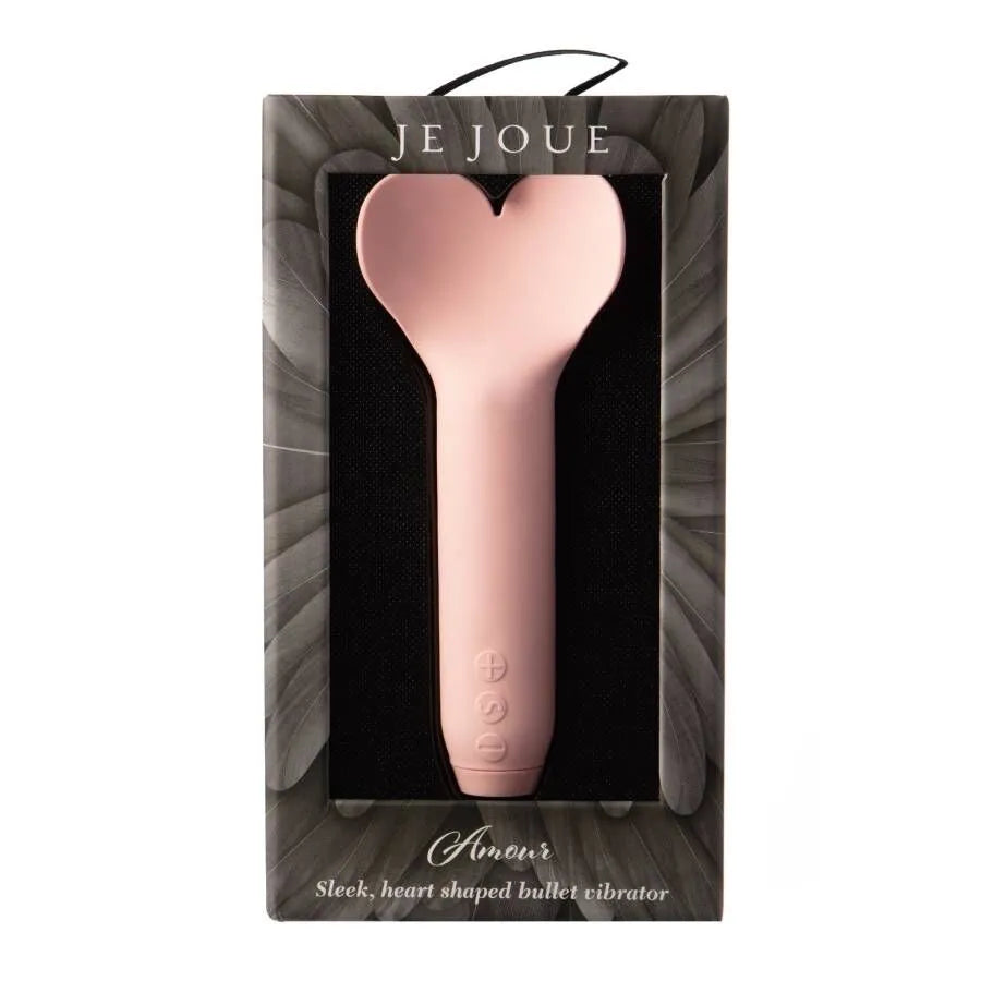 Vibromasseur Bullet Silicone Cœur Étanche Rechargeable
