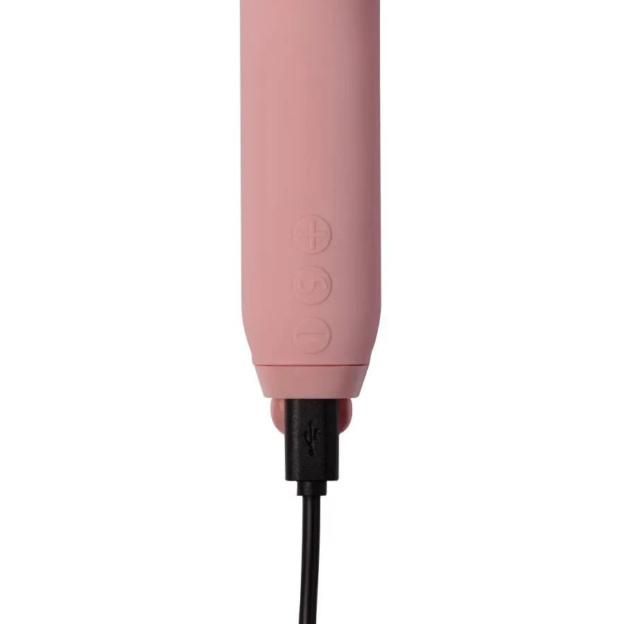 Vibromasseur Bullet Silicone Cœur Étanche Rechargeable
