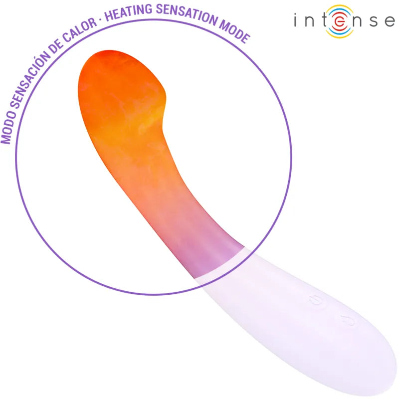 Vibromasseur Chauffant 19 Cm Silicone Hypoallergénique