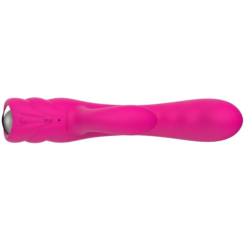 Vibromasseur Chauffant Rose Silicone Rechargeable