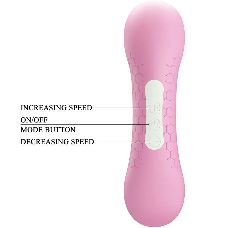 Vibromasseur Clitoridien Compact Silicone Rose