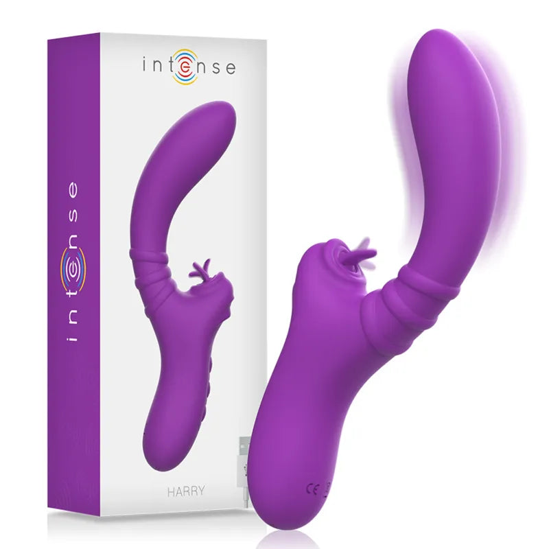 Vibromasseur Clitoris Silicone Flexible imprimé