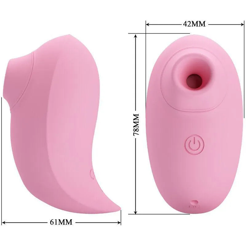 Vibromasseur Clitoridien Silicone Rose Rechargeable