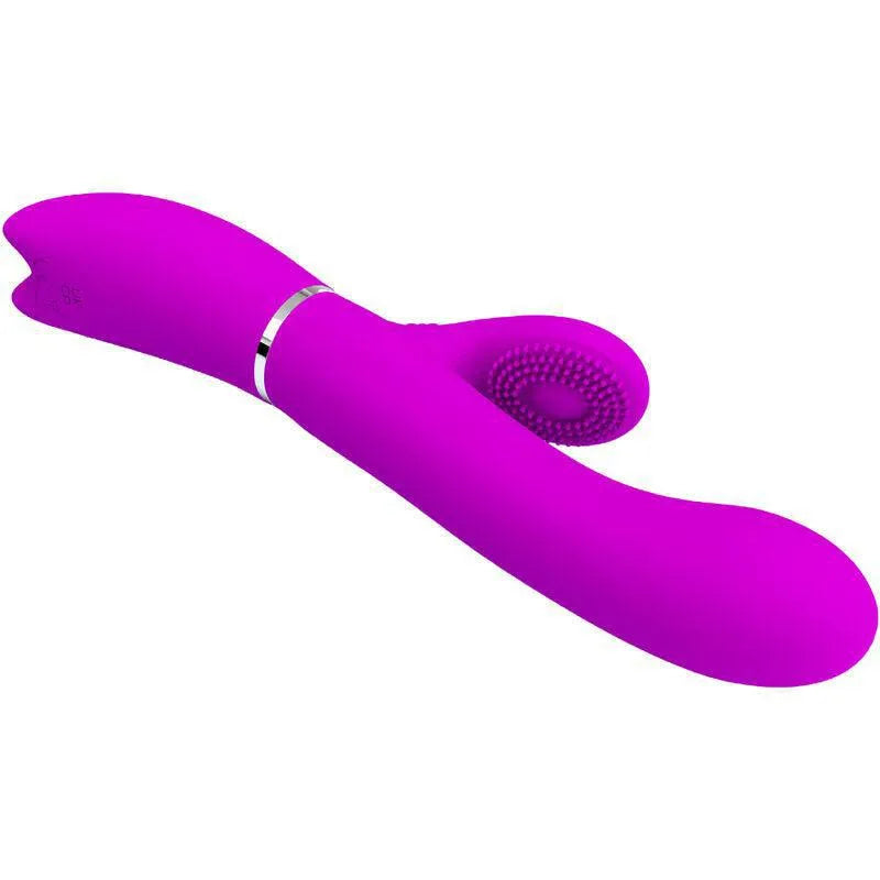 Vibromasseur Clitoridien Silicone Violet Rechargeable