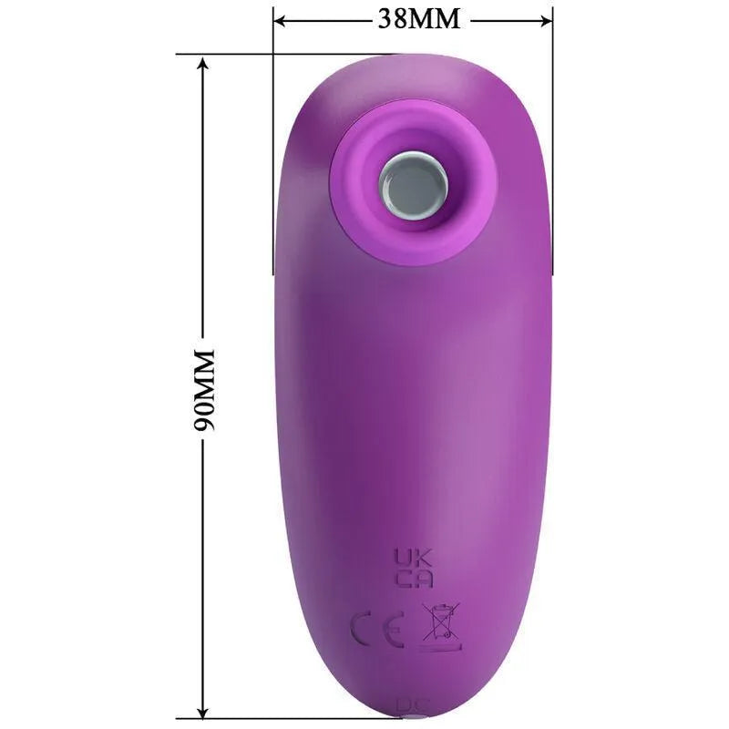 Vibromasseur Clitoridien Violet Silicone Rechargeable