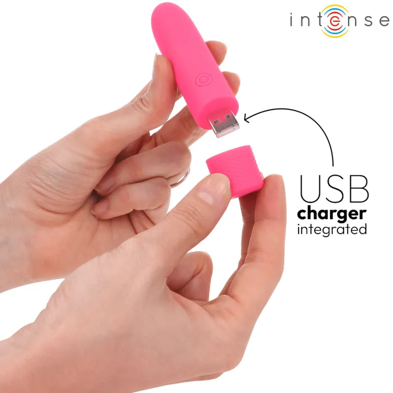 Vibromasseur Compact Silicone Puissant Rechargeable