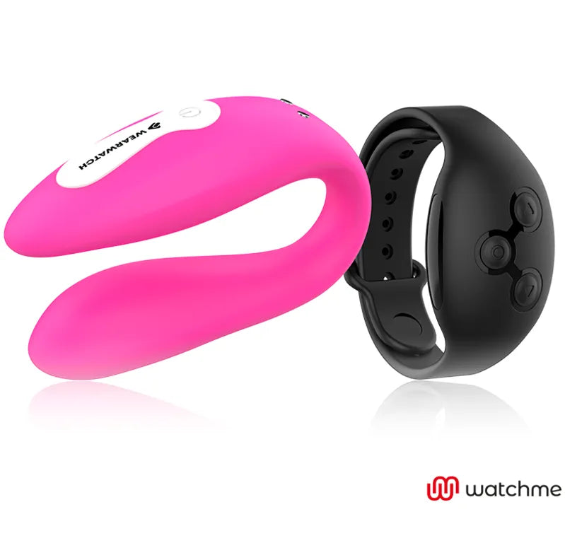 Vibromasseur Couple Silicone Médical Technologie Watchme