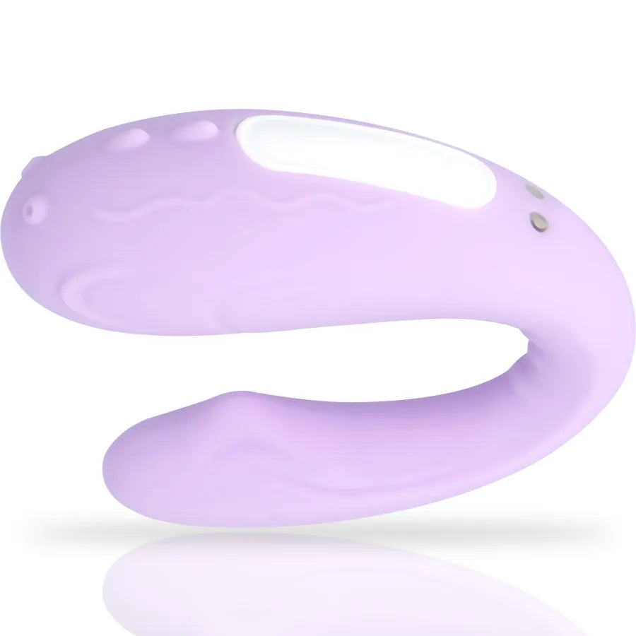 Vibromasseur Couple Silicone Étanche Télécommande
