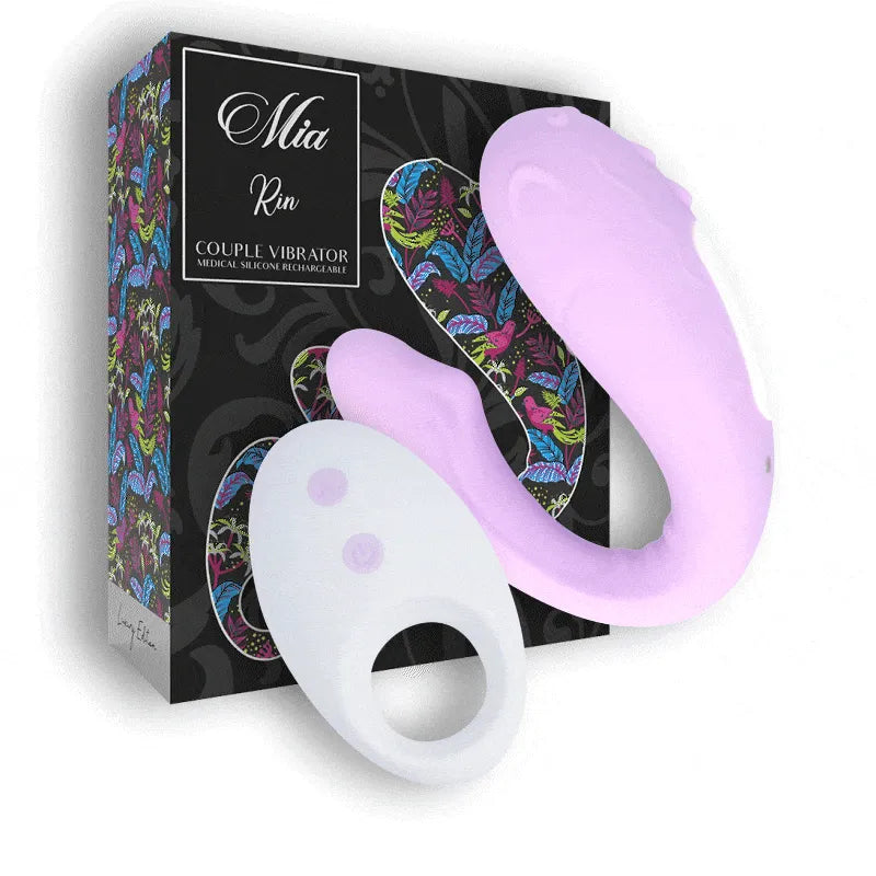 Vibromasseur Couple Silicone Étanche Télécommande