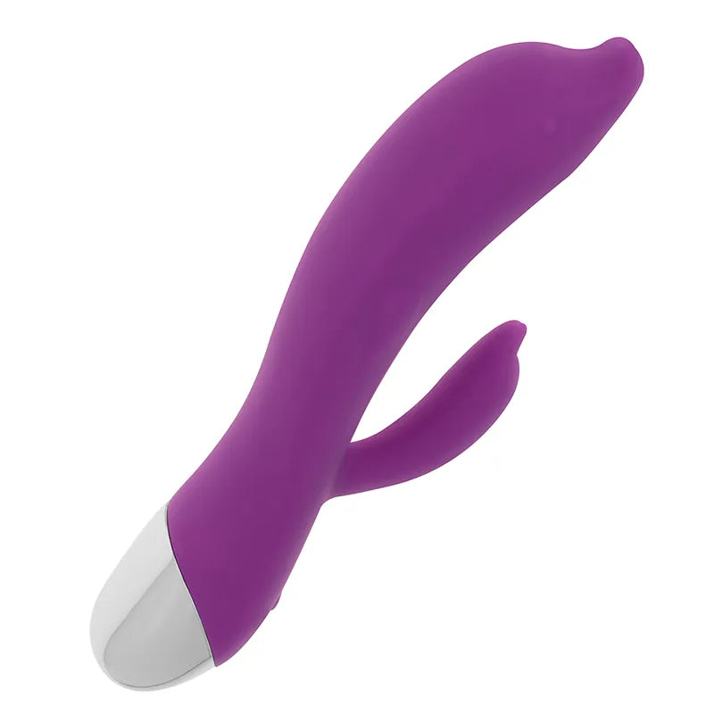 Vibromasseur Dauphin Silicone Rechargeable Lilas