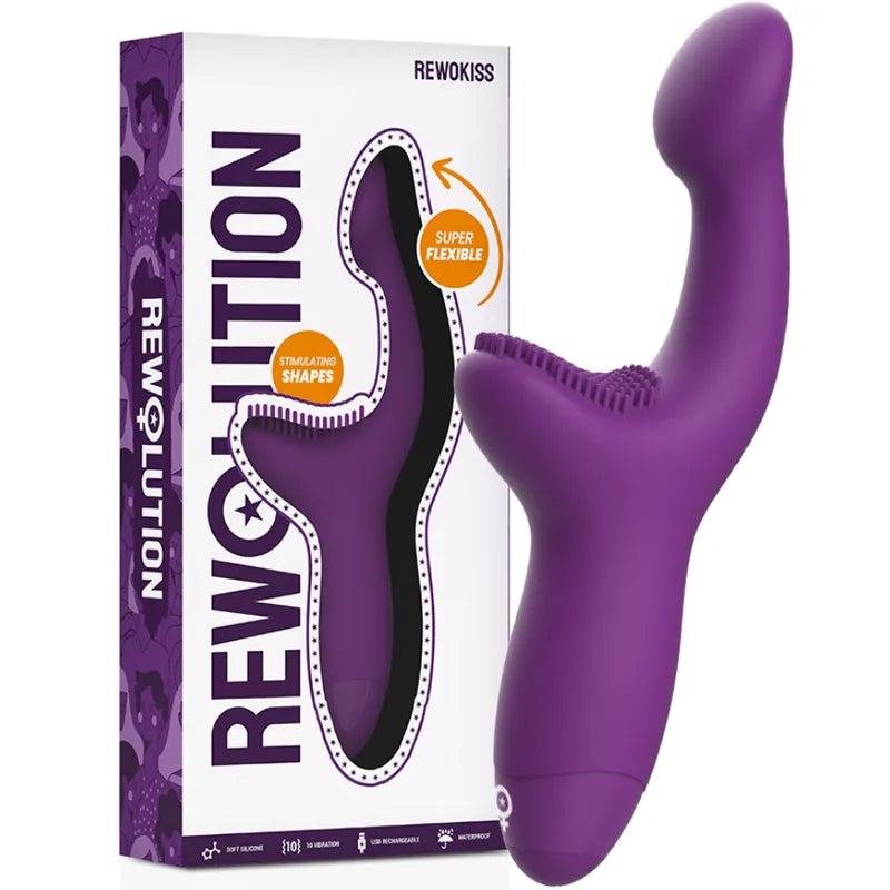 Vibromasseur Double Action A-Spot Silicone Médical