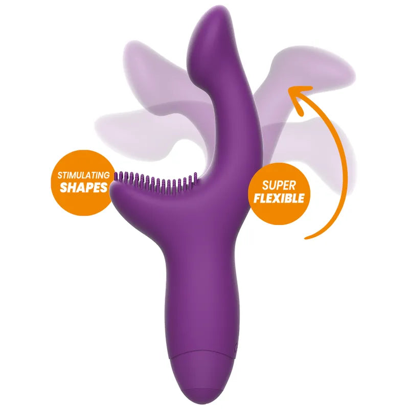 Vibromasseur Double Action A-Spot Silicone Médical