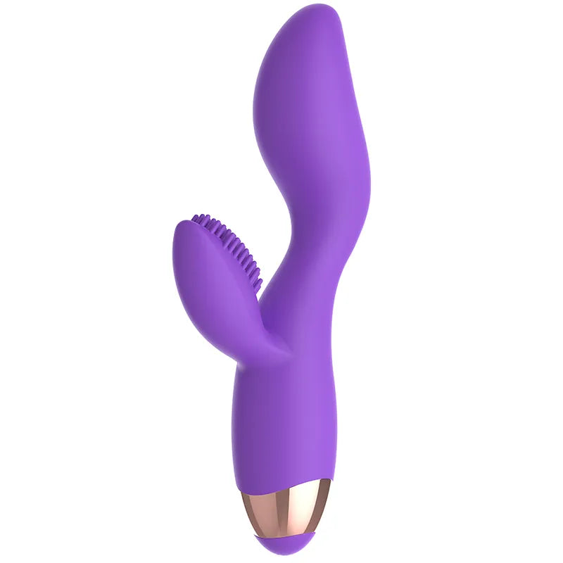 Vibromasseur Double Moteur Silikon Lilas