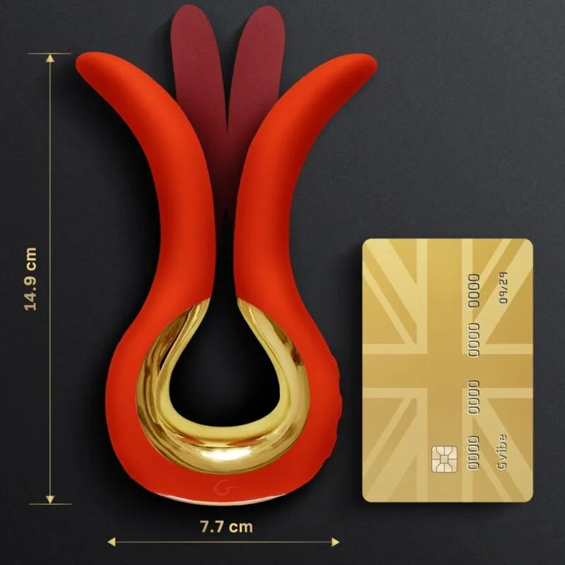 Vibromasseur Doppelstimulation Silikon Flexible Luxe