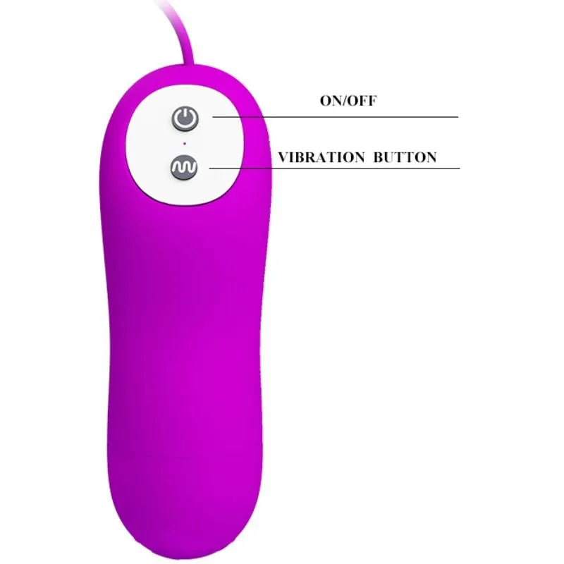 Vibromasseur Double Œuf Silicone Rechargeable