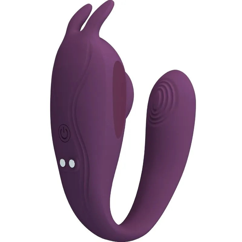 Vibromasseur Ergonomique En Silicone Violet