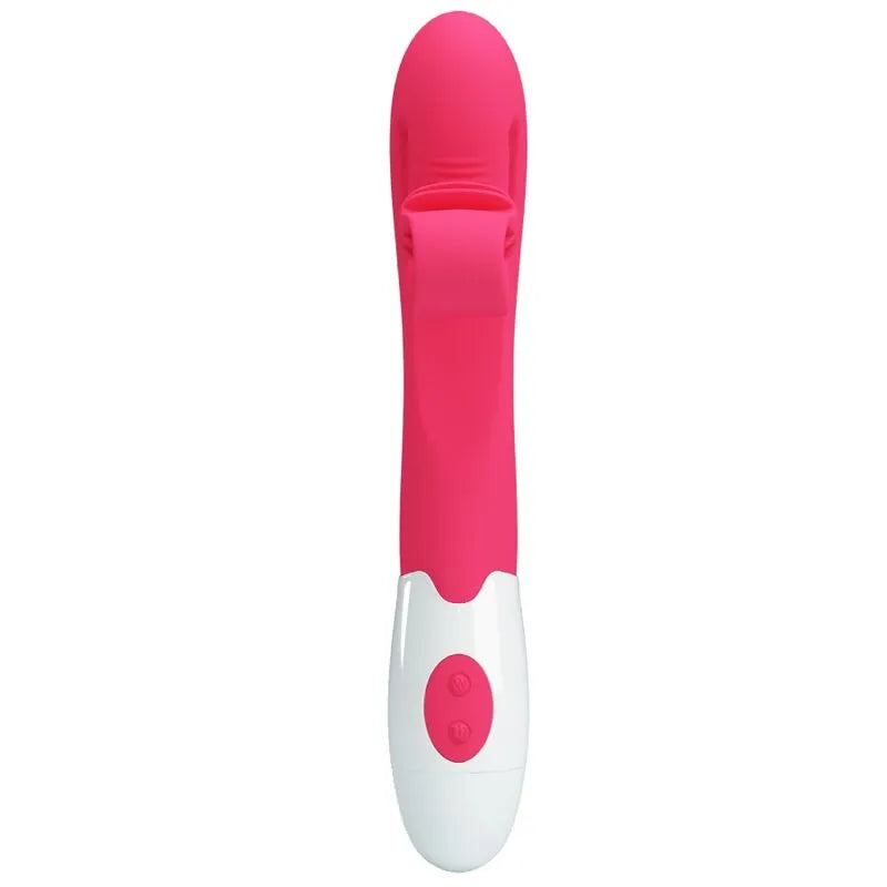 Vibromasseur Ergonomique Rose 30 Modes Silicone