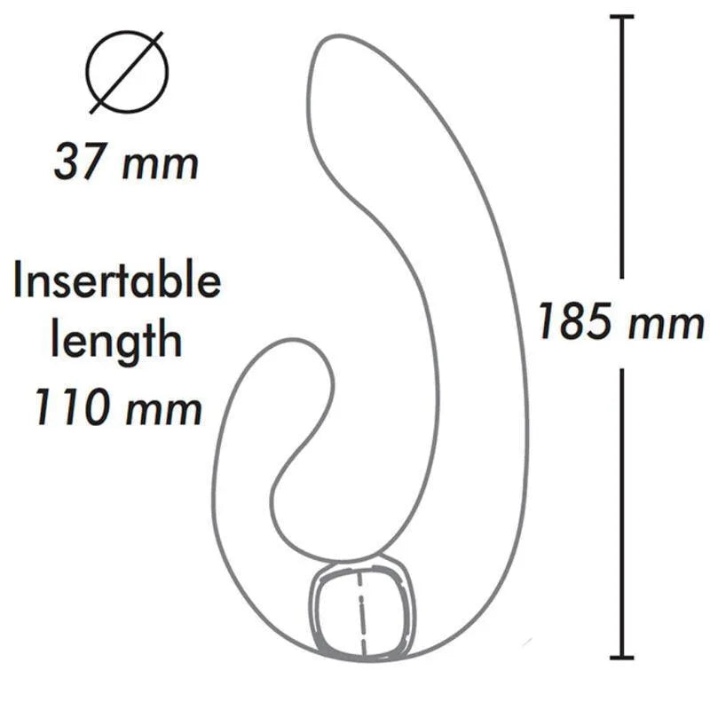 Vibromasseur Silicone Ergonomique Femme Clitoris Point G