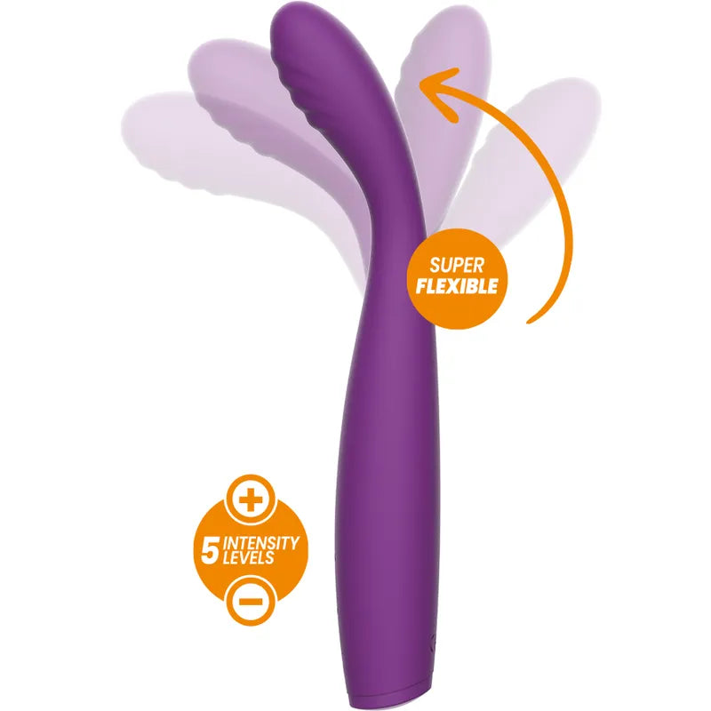 Vibromasseur Flexible Silicone Puissant Étanche