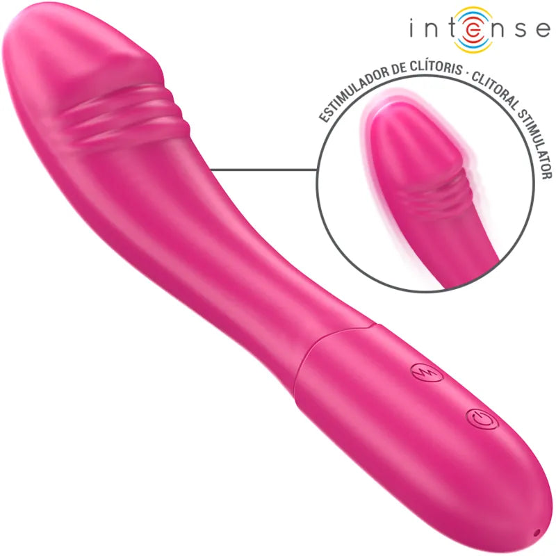 Vibromasseur Flexible Silicone Rose recouvert