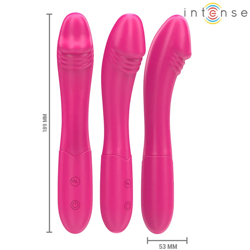 Vibromasseur Flexible Silicone Rose recouvert