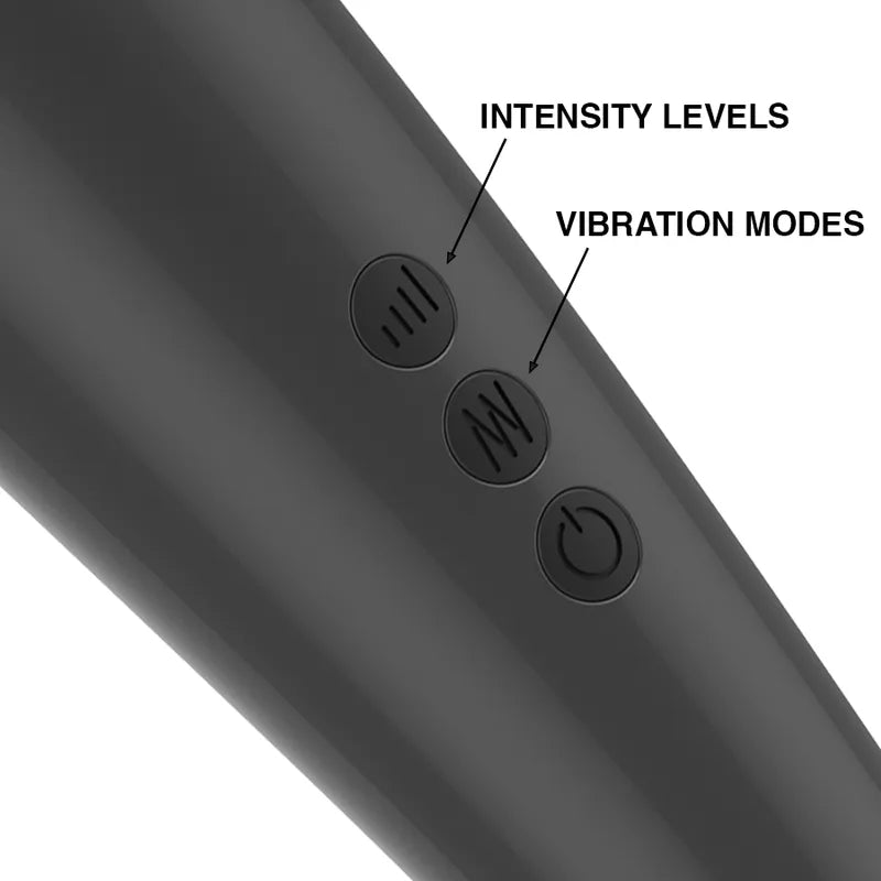 Vibromasseur Gris Anthracite Puissant Silicone