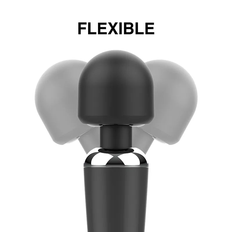 Vibromasseur Gris Anthracite Puissant Silicone