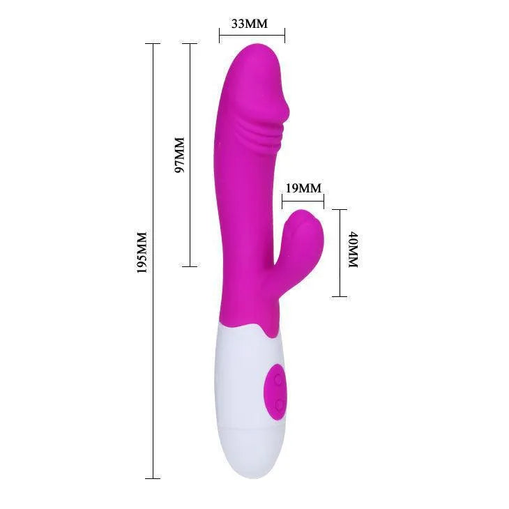 Vibromasseur Élégant Lilas Stimulation Clitoridienne