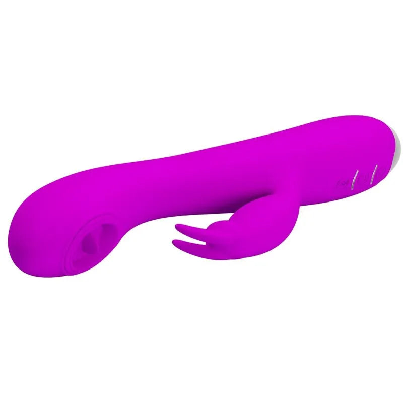Vibromasseur Langue Silicone Violet Rechargeable