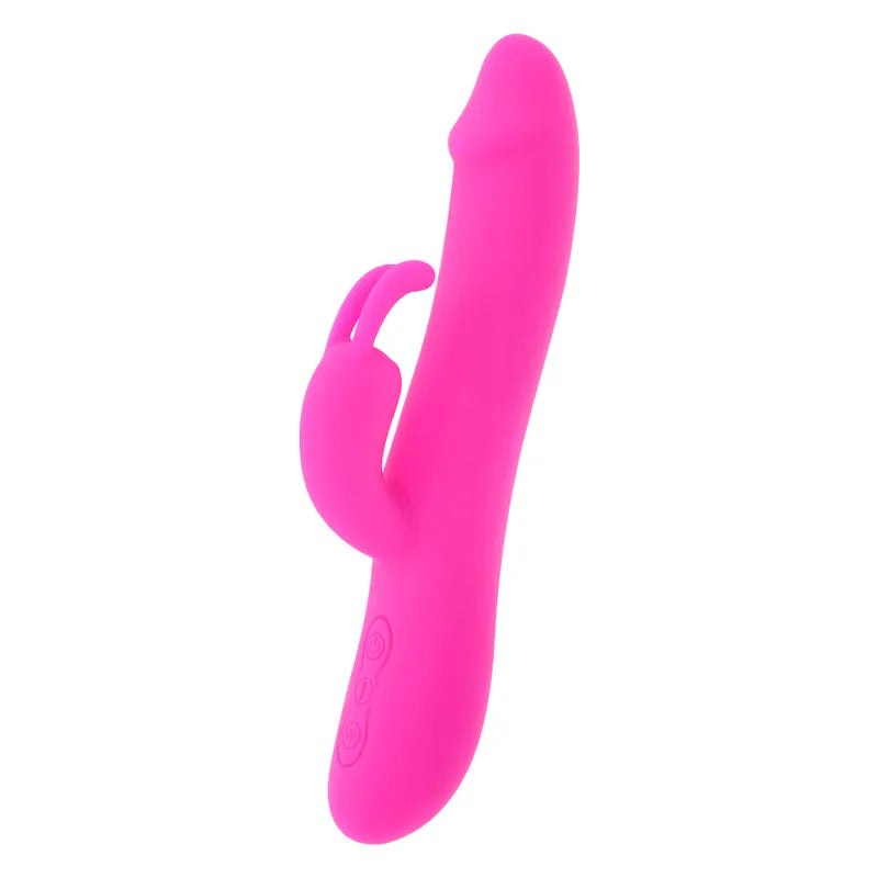 Vibromasseur Lapin Clitoridien Silicone Médical Rechargeable