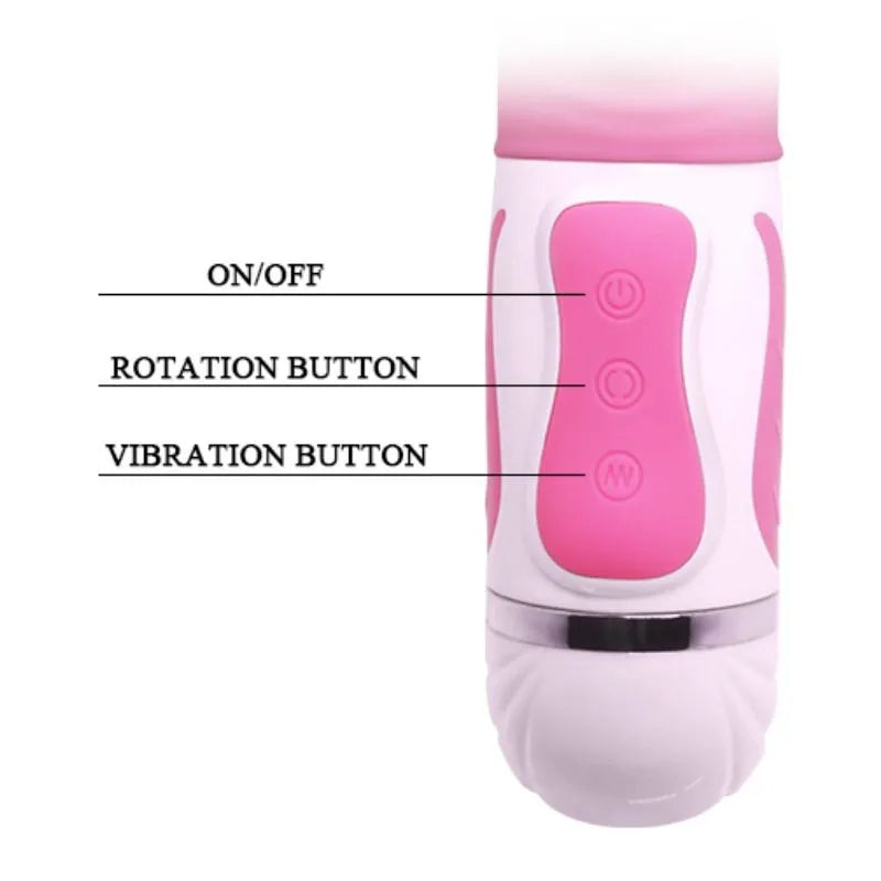 Vibromasseur Lapin Flexible Silicone 12 Vitesses