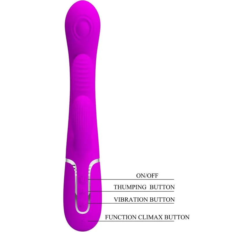 Vibromasseur Lapin Silicone Velours Couples