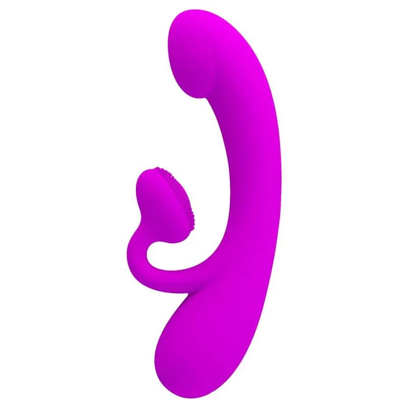 Vibromasseur Lapin Silicone Violet Waterproof