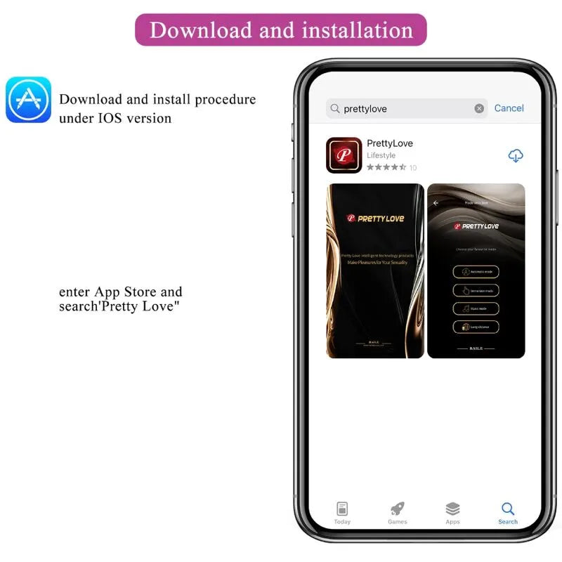Vibromasseur Électrique Contrôlé Par Application