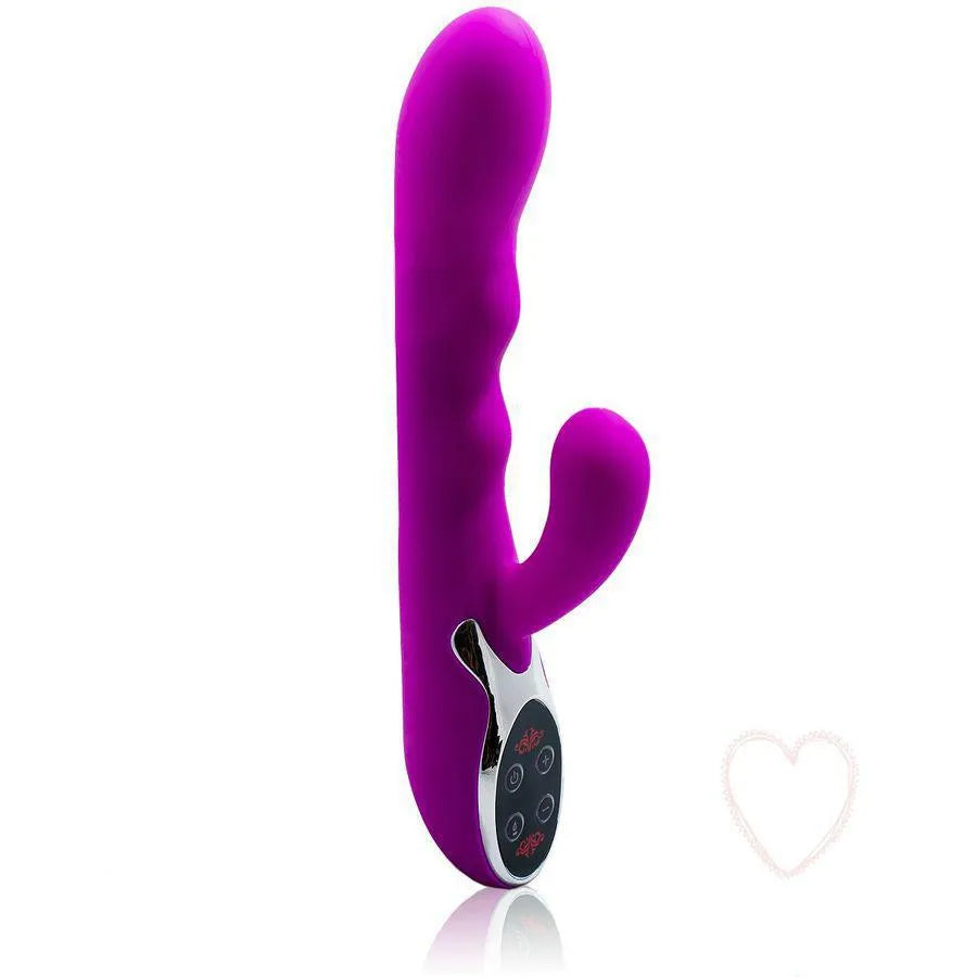 Vibromasseur Lilas Élégant Double Moteur Silicone
