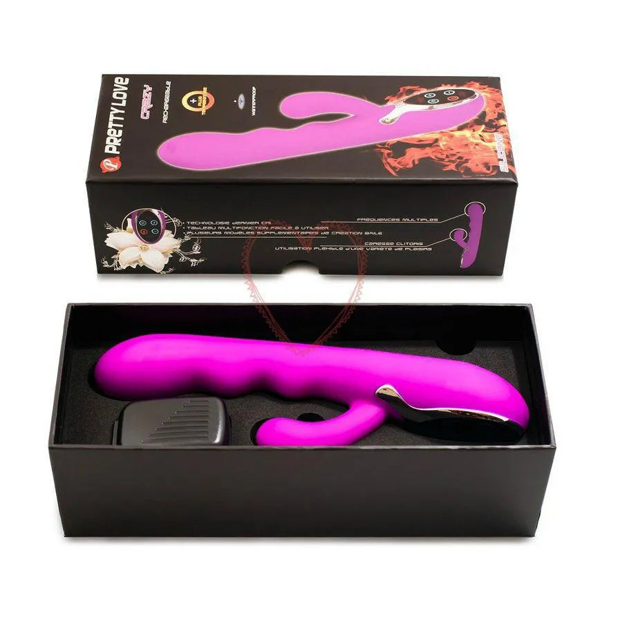 Vibromasseur Lilas Élégant Double Moteur Silicone