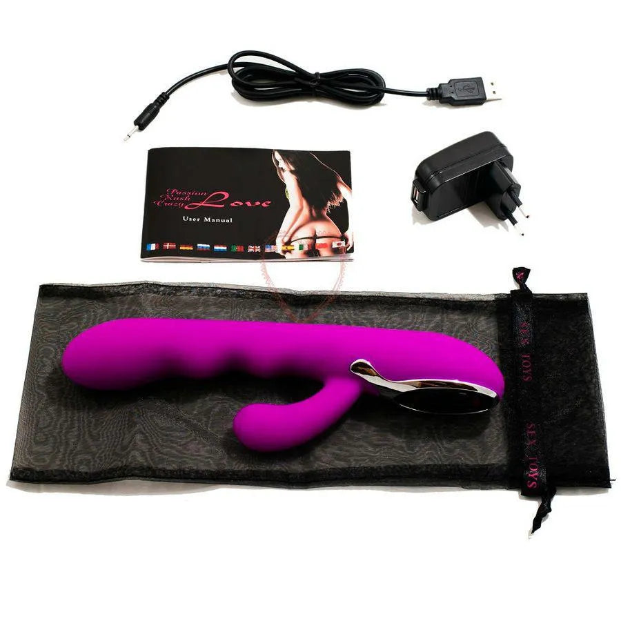 Vibromasseur Lilas Élégant Double Moteur Silicone