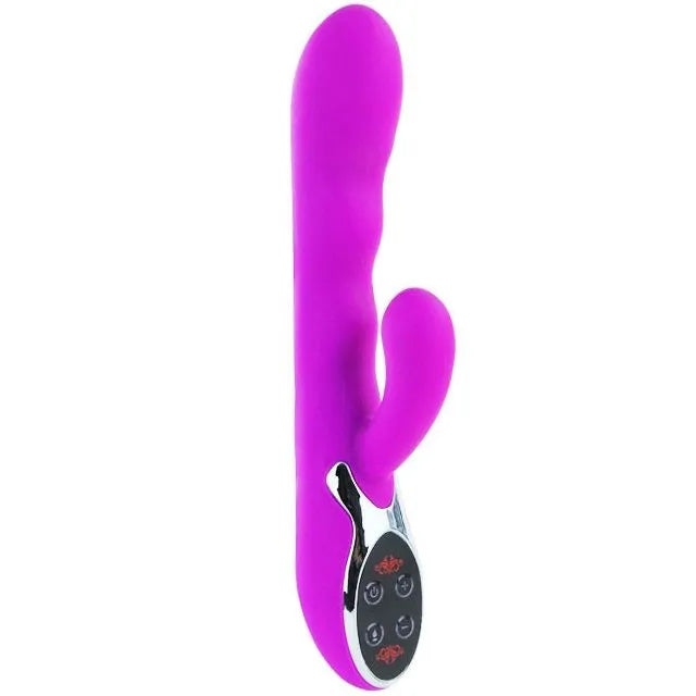 Vibromasseur Lilas Élégant Double Moteur Silicone