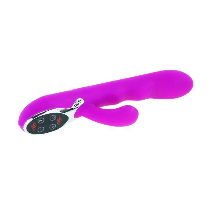 Vibromasseur Lilas Élégant Double Moteur Silicone